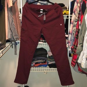 Figs Yola Burgundy Bottom